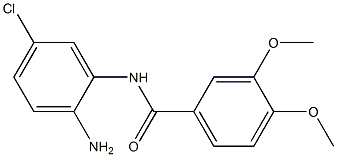 N-(2-amino-5-chlorophenyl)-3,4-dimethoxybenzamide Struktur