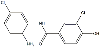 N-(2-amino-5-chlorophenyl)-3-chloro-4-hydroxybenzamide Struktur