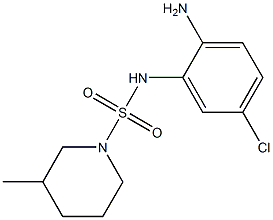 N-(2-amino-5-chlorophenyl)-3-methylpiperidine-1-sulfonamide Structure