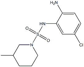 N-(2-amino-5-chlorophenyl)-3-methylpiperidine-1-sulfonamide