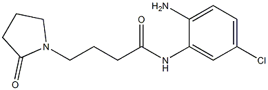 N-(2-amino-5-chlorophenyl)-4-(2-oxopyrrolidin-1-yl)butanamide,,结构式