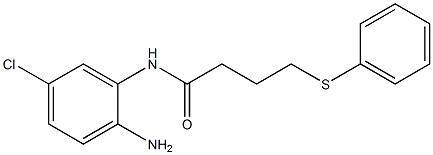 N-(2-amino-5-chlorophenyl)-4-(phenylsulfanyl)butanamide