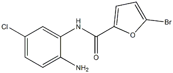 N-(2-amino-5-chlorophenyl)-5-bromo-2-furamide Structure