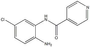 N-(2-amino-5-chlorophenyl)isonicotinamide,,结构式