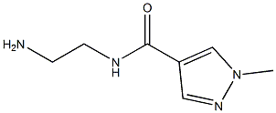 N-(2-aminoethyl)-1-methyl-1H-pyrazole-4-carboxamide Struktur