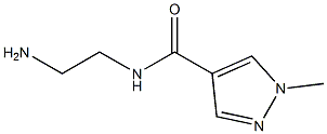 N-(2-aminoethyl)-1-methyl-1H-pyrazole-4-carboxamide,,结构式