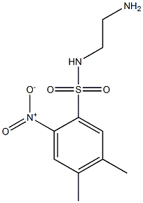 N-(2-aminoethyl)-4,5-dimethyl-2-nitrobenzene-1-sulfonamide|