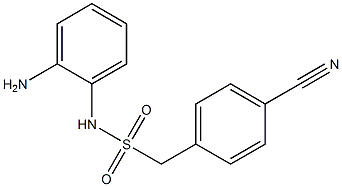 N-(2-aminophenyl)-1-(4-cyanophenyl)methanesulfonamide Structure