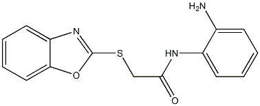 N-(2-aminophenyl)-2-(1,3-benzoxazol-2-ylsulfanyl)acetamide