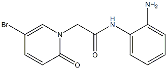 N-(2-aminophenyl)-2-(5-bromo-2-oxo-1,2-dihydropyridin-1-yl)acetamide Structure