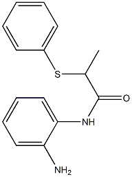 N-(2-aminophenyl)-2-(phenylsulfanyl)propanamide,,结构式