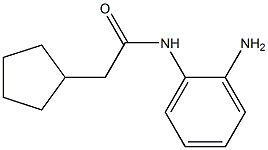 N-(2-aminophenyl)-2-cyclopentylacetamide 化学構造式