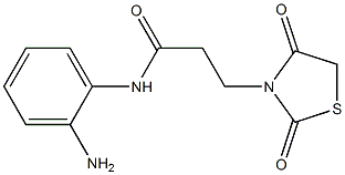 N-(2-aminophenyl)-3-(2,4-dioxo-1,3-thiazolidin-3-yl)propanamide