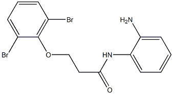 N-(2-aminophenyl)-3-(2,6-dibromophenoxy)propanamide