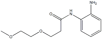 N-(2-aminophenyl)-3-(2-methoxyethoxy)propanamide 化学構造式