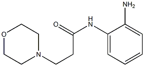  N-(2-aminophenyl)-3-morpholin-4-ylpropanamide