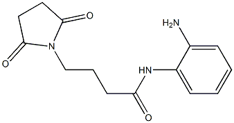 N-(2-aminophenyl)-4-(2,5-dioxopyrrolidin-1-yl)butanamide Structure