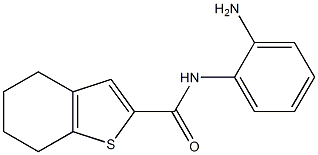 N-(2-aminophenyl)-4,5,6,7-tetrahydro-1-benzothiophene-2-carboxamide Structure