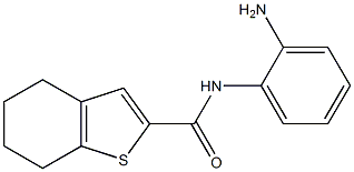 N-(2-aminophenyl)-4,5,6,7-tetrahydro-1-benzothiophene-2-carboxamide Struktur