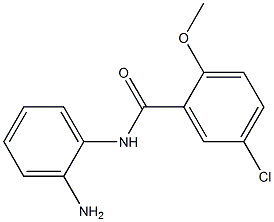 N-(2-aminophenyl)-5-chloro-2-methoxybenzamide 结构式