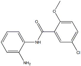 N-(2-aminophenyl)-5-chloro-2-methoxybenzamide 化学構造式