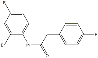 N-(2-bromo-4-fluorophenyl)-2-(4-fluorophenyl)acetamide|