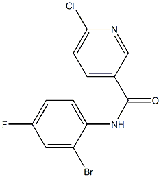N-(2-bromo-4-fluorophenyl)-6-chloropyridine-3-carboxamide