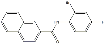  N-(2-bromo-4-fluorophenyl)quinoline-2-carboxamide