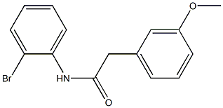 N-(2-bromophenyl)-2-(3-methoxyphenyl)acetamide