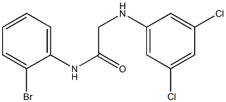 N-(2-bromophenyl)-2-[(3,5-dichlorophenyl)amino]acetamide