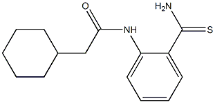  N-(2-carbamothioylphenyl)-2-cyclohexylacetamide