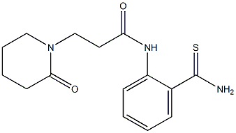 N-(2-carbamothioylphenyl)-3-(2-oxopiperidin-1-yl)propanamide