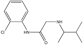 N-(2-chlorophenyl)-2-[(3-methylbutan-2-yl)amino]acetamide