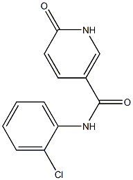 N-(2-chlorophenyl)-6-oxo-1,6-dihydropyridine-3-carboxamide Struktur