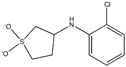 N-(2-chlorophenyl)-N-(1,1-dioxidotetrahydrothien-3-yl)amine Structure