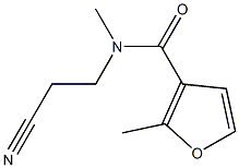 N-(2-cyanoethyl)-N,2-dimethylfuran-3-carboxamide Structure