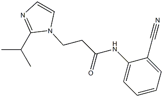  N-(2-cyanophenyl)-3-[2-(propan-2-yl)-1H-imidazol-1-yl]propanamide