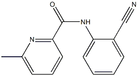 N-(2-cyanophenyl)-6-methylpyridine-2-carboxamide Structure