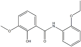 N-(2-ethoxyphenyl)-2-hydroxy-3-methoxybenzamide Structure