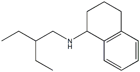 N-(2-ethylbutyl)-1,2,3,4-tetrahydronaphthalen-1-amine 结构式