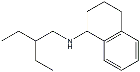 N-(2-ethylbutyl)-1,2,3,4-tetrahydronaphthalen-1-amine,,结构式