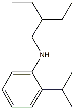 N-(2-ethylbutyl)-2-(propan-2-yl)aniline Structure