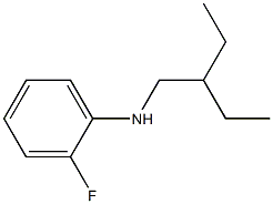 N-(2-ethylbutyl)-2-fluoroaniline Structure