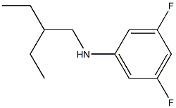 N-(2-ethylbutyl)-3,5-difluoroaniline Struktur