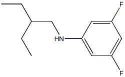 N-(2-ethylbutyl)-3,5-difluoroaniline Structure