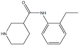 N-(2-ethylphenyl)piperidine-3-carboxamide Structure