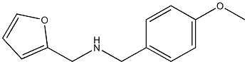 N-(2-furylmethyl)-N-(4-methoxybenzyl)amine 结构式