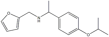 N-(2-furylmethyl)-N-[1-(4-isopropoxyphenyl)ethyl]amine,,结构式