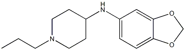 N-(2H-1,3-benzodioxol-5-yl)-1-propylpiperidin-4-amine Structure