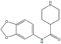 N-(2H-1,3-benzodioxol-5-yl)piperidine-4-carboxamide Structure